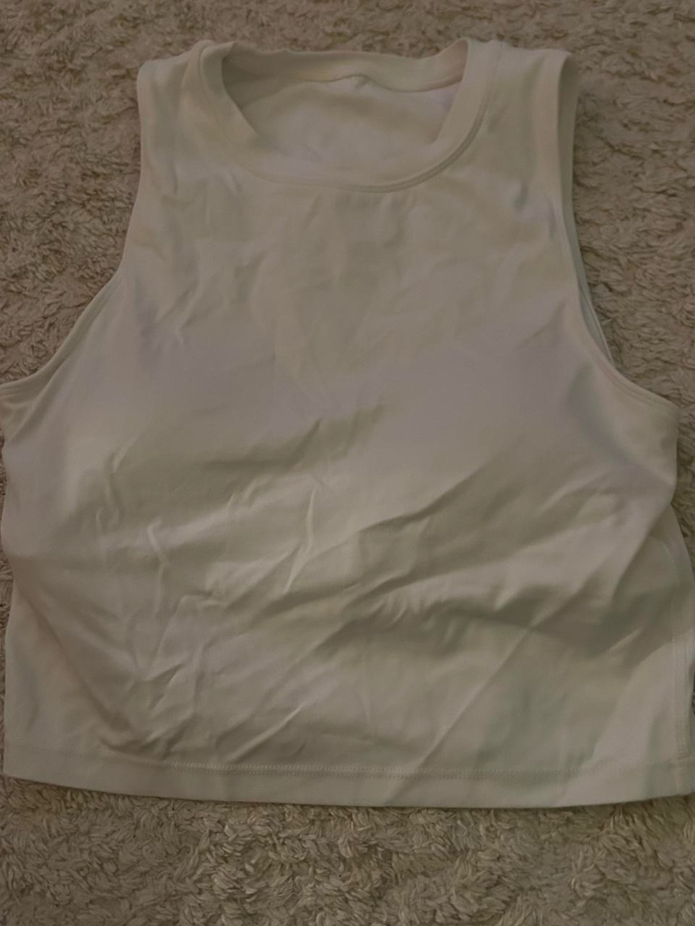 Amazon White Women's Cropped Tank
